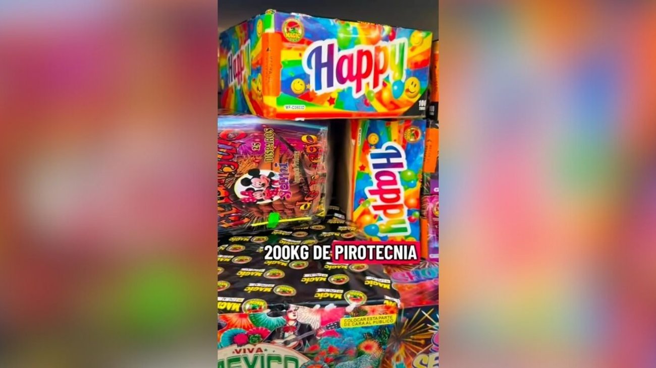 Decomisa Apodaca 200 kilos de pirotecnia ilegal