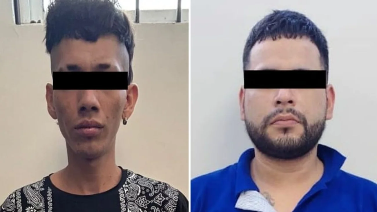 Encuentran armas, droga y detienen a dos en centro de Monterrey