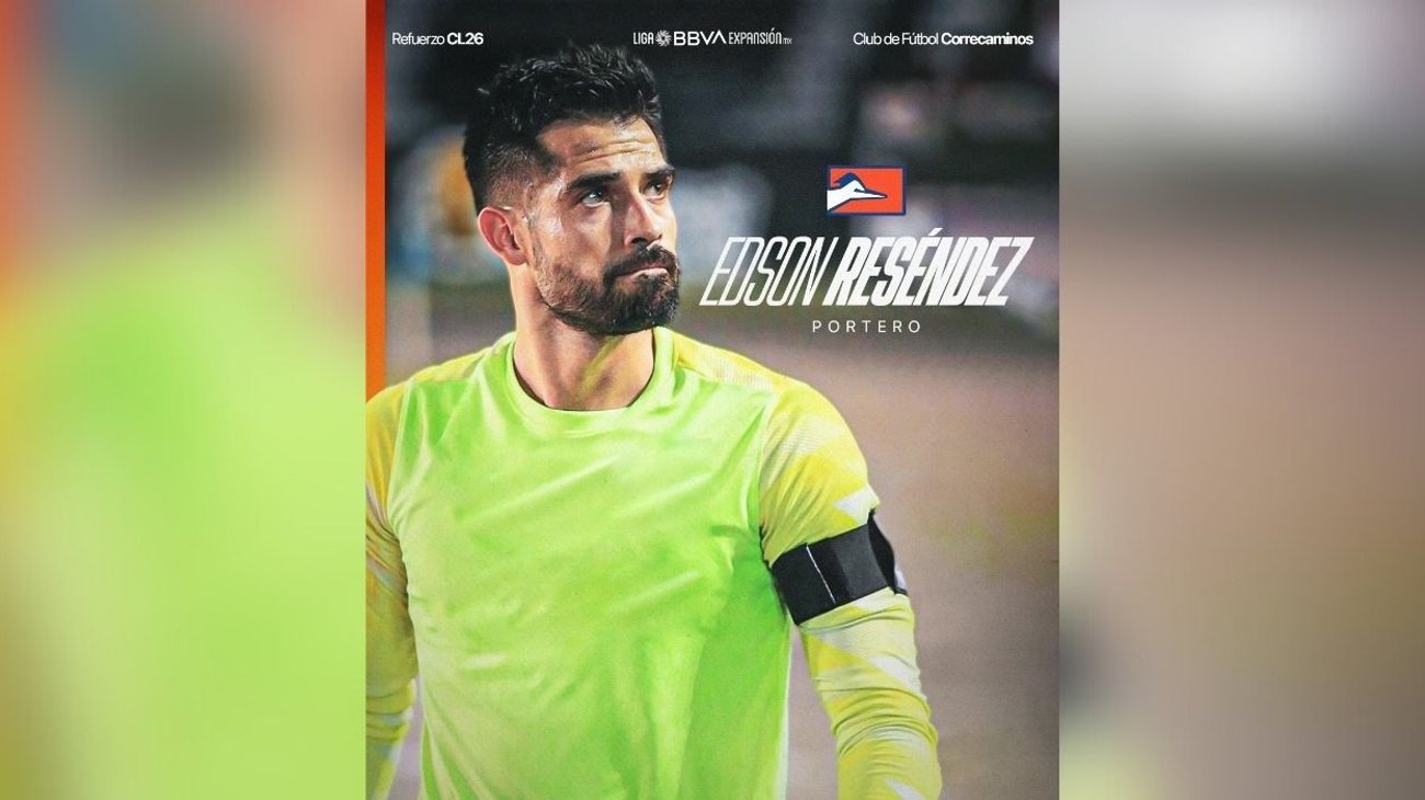Édson Reséndez, canterano rayado, ficha con Correcaminos