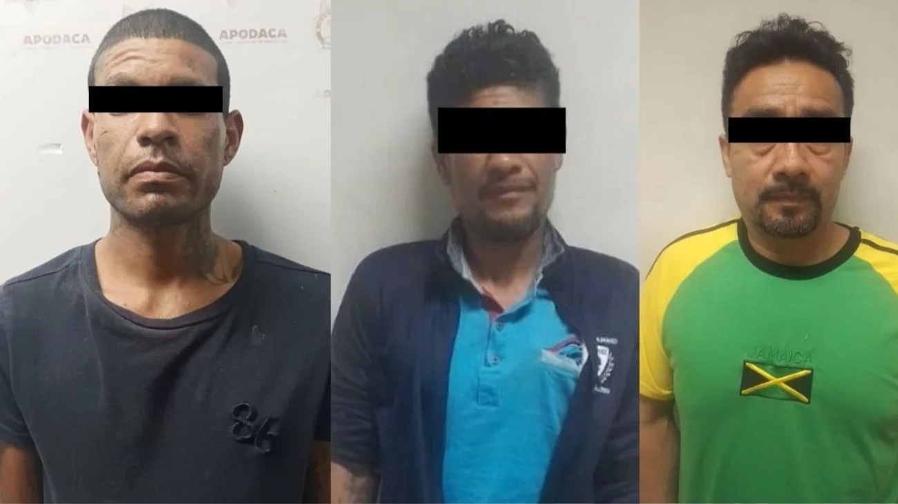 Detienen a tres en Apodaca con órdenes de aprehensión vigentes