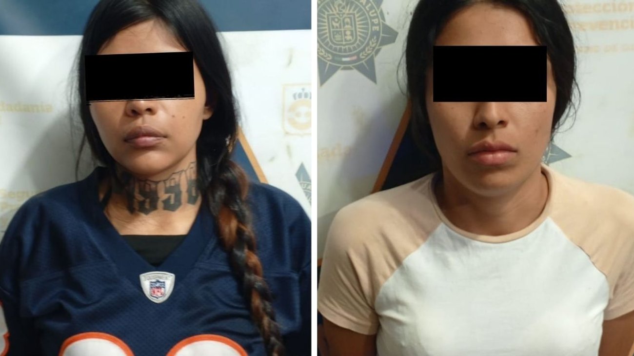 Detienen a dos mujeres con droga en Guadalupe
