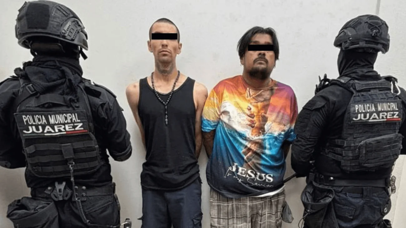 Detienen a dos hombres con droga y dinero en efectivo en Juárez