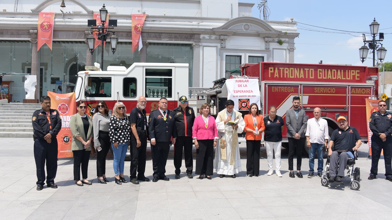 En su día, honran labor de Bomberos de Guadalupe