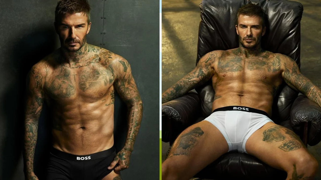 David Beckham regresa al modelaje y sube la temperatura
