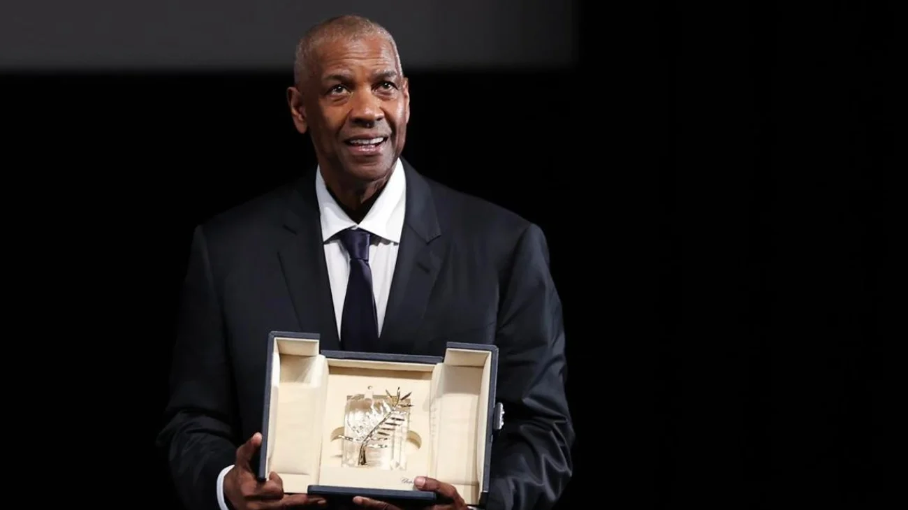 Denzel Washington recibe Palma de honor por sorpresa en Cannes