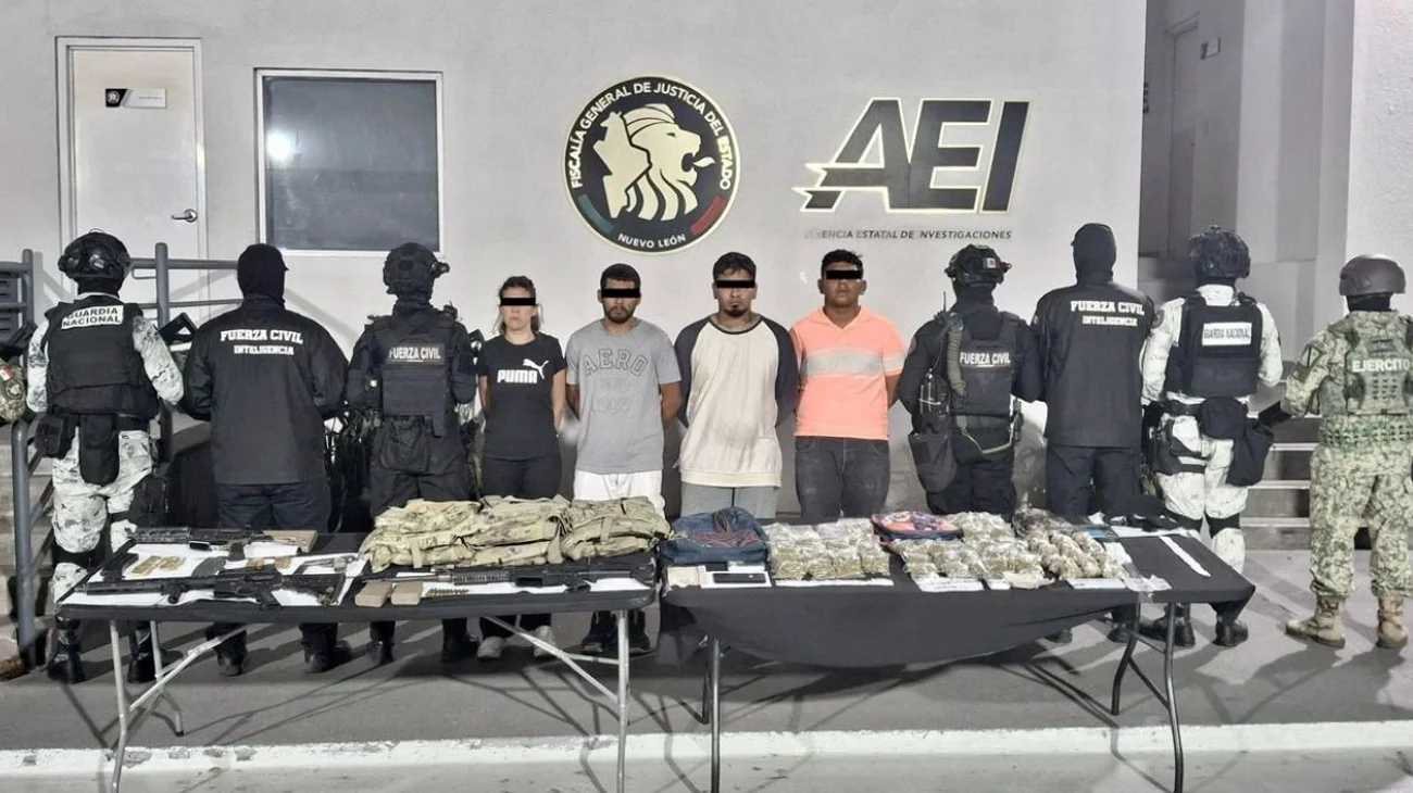 Desarticulan célula delictiva en Linares; hay cinco menores