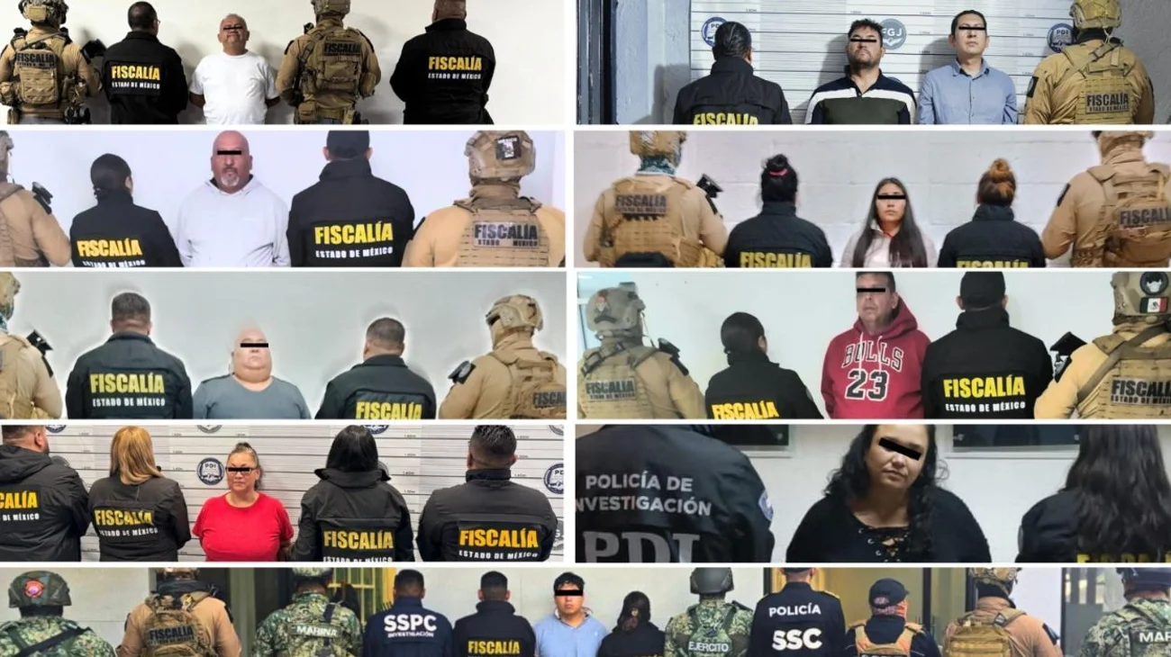 Detienen a 23 personas vinculadas a despojos; 12 son funcionarios