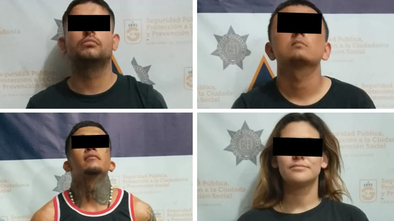 Detienen a cuatro narcomenudistas en Guadalupe