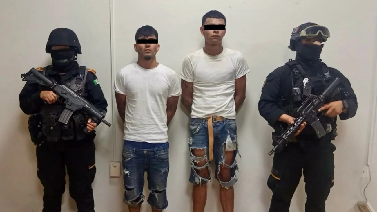 Detienen a dos hombres armados en el municipio de Allende