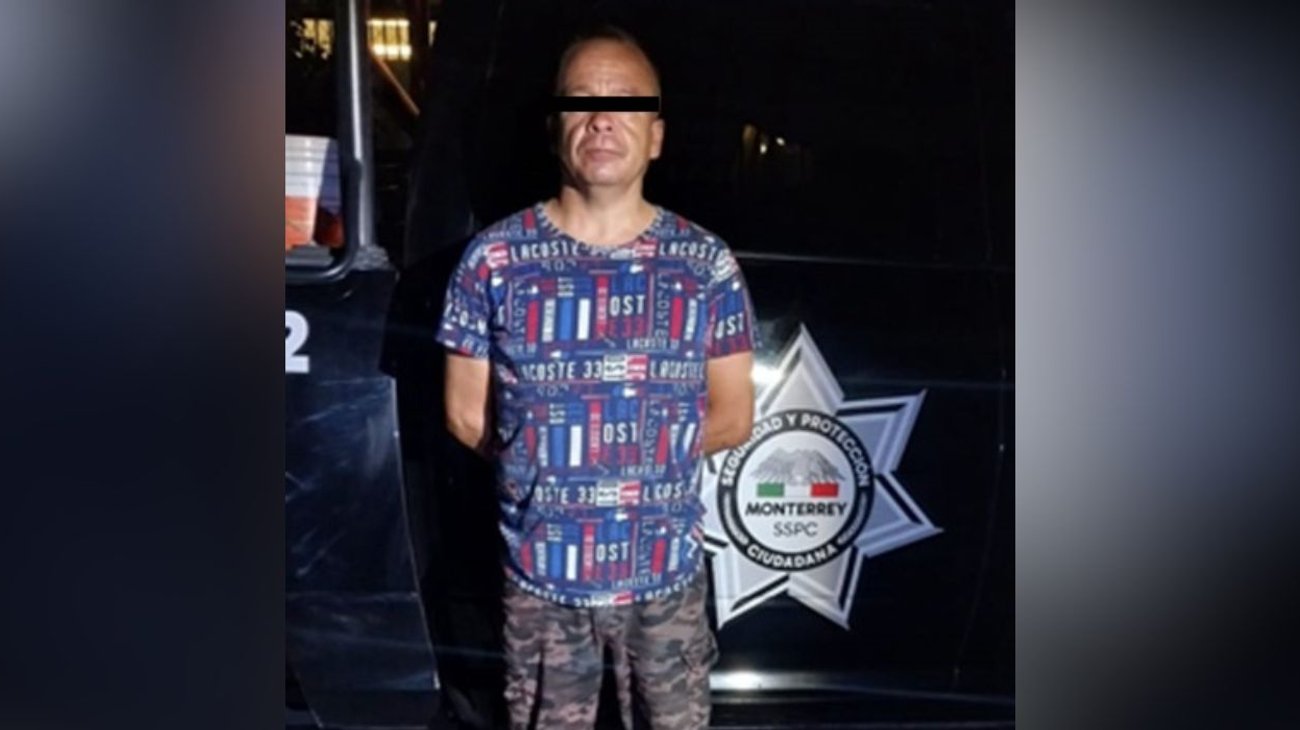 Detienen a hombre con droga y seis celulares en Monterrey