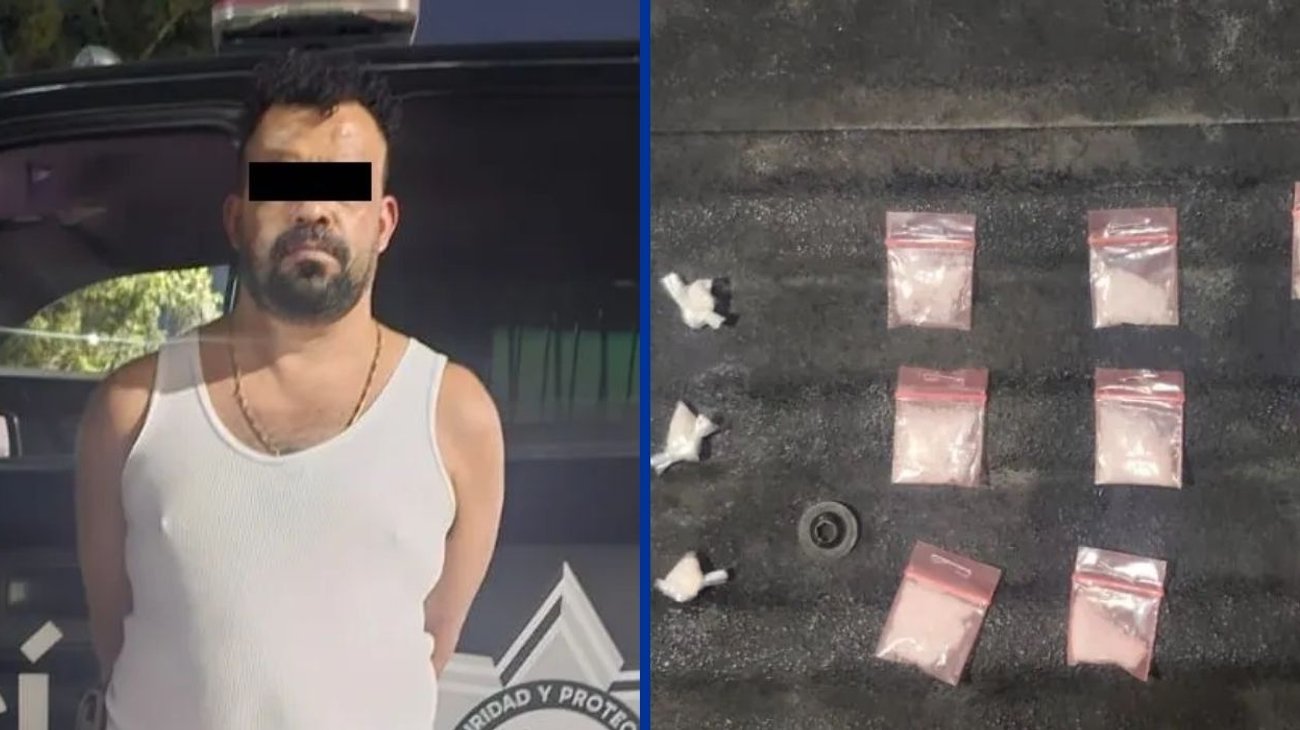 Detienen a hondureño con drogas en el centro de Monterrey