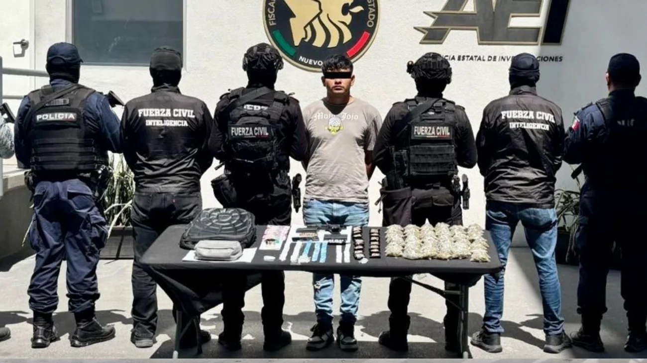 Detienen a joven con orden de aprehensión vigente en Apodaca