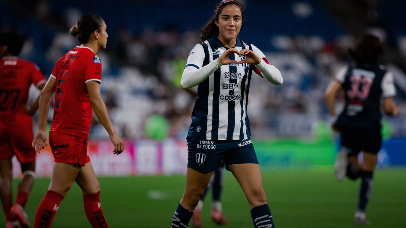 ¡Chispas! Rayadas apalea por 10-0 al Necaxa Femenil