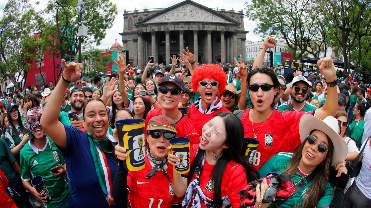 Guadalajara vive la fiesta a horas del partido de México vs Corea