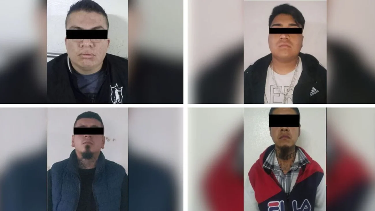 Logran detener a cuatro personas en operativo en Santa Catarina