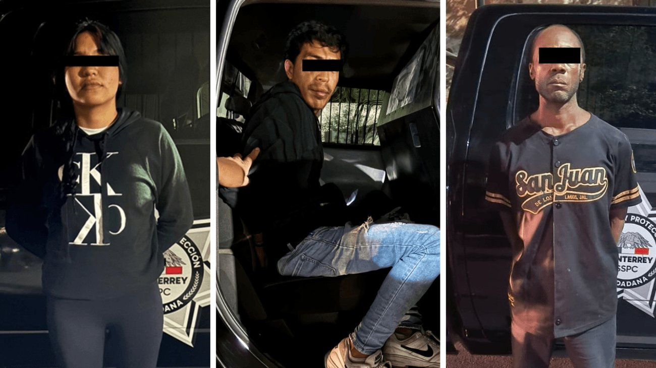 Caen tres por posesión de drogas en Monterrey; uno es extranjero