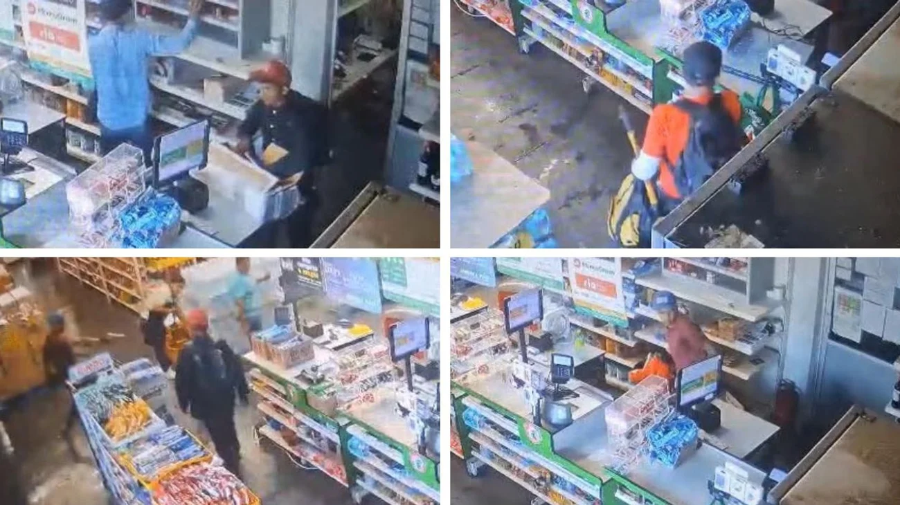 Asalto con armas en comercio de Villas de San Martín, García