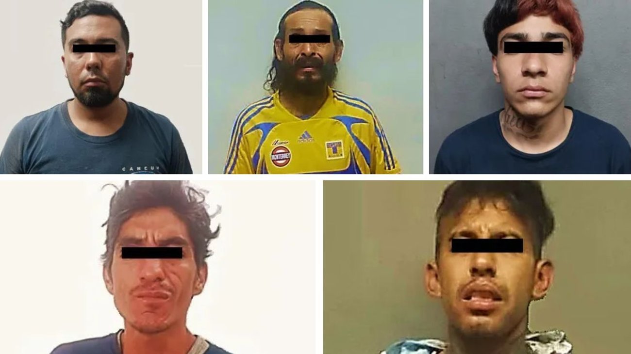 Detienen a cinco con órdenes de aprehensión en Apodaca 