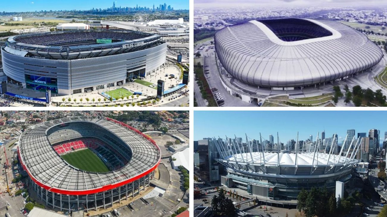 Así es el aforo de estadios para la Copa Mundial de la FIFA 2026™
