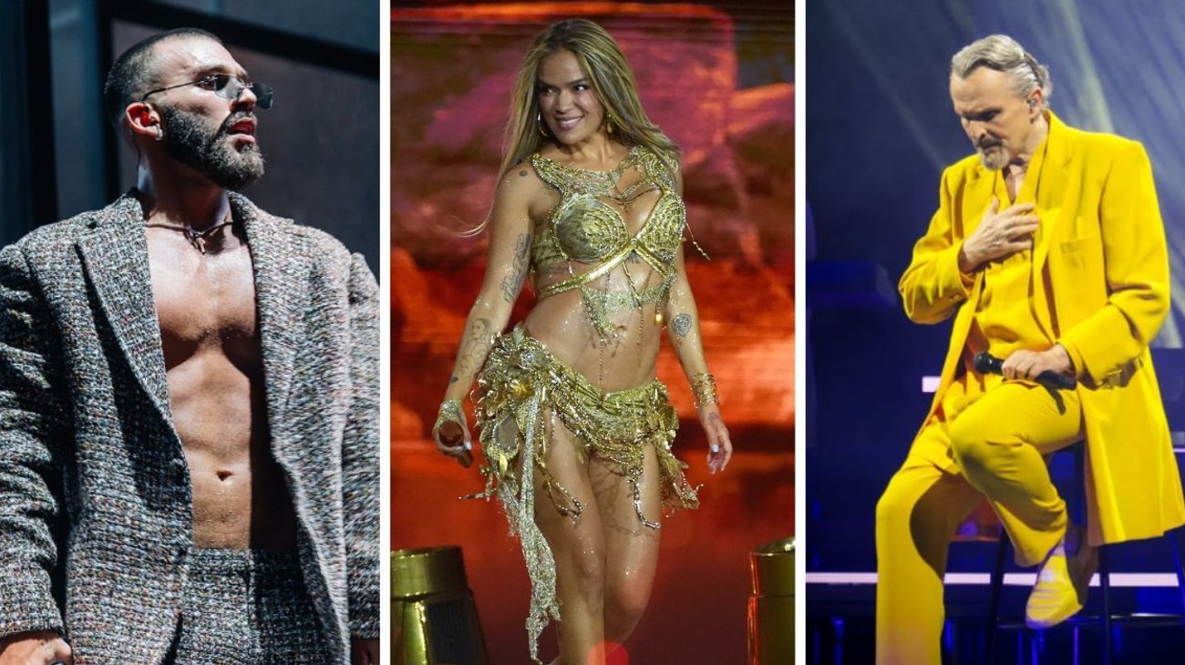 Maluma, Yatra y Karol G cantan por apoyo en Bogotá