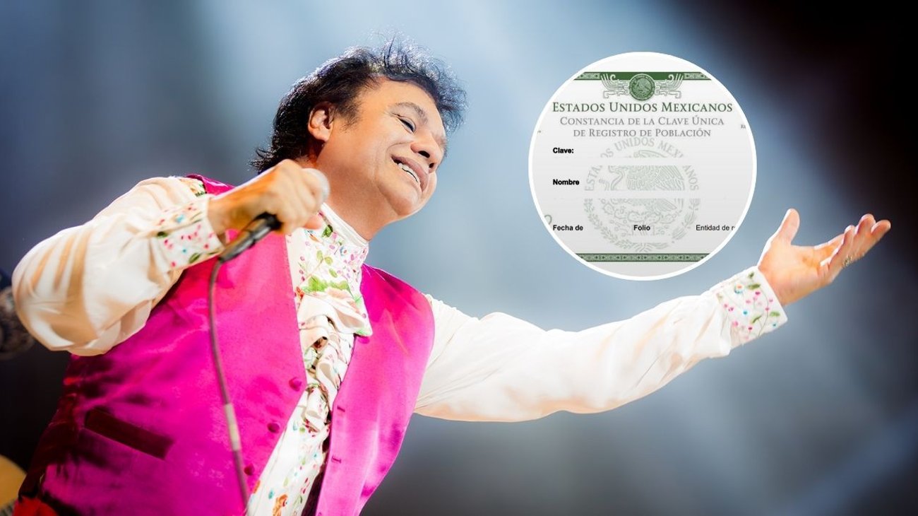 Descubren internautas que la CURP de Juan Gabriel sigue activa