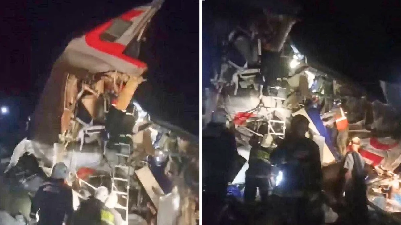 Siete muertos y 30 heridos en descarrilamiento de tren en Rusia