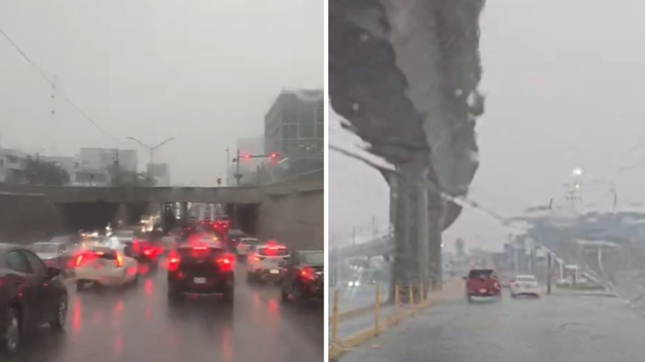 Se registran lluvias moderadas en diferentes partes de Nuevo León