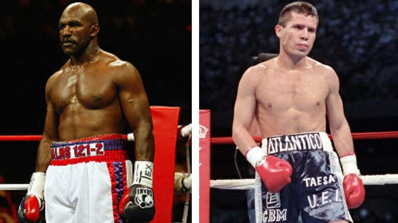 Evander Holyfield llama 'el mejor del mundo' a Julio César Chávez