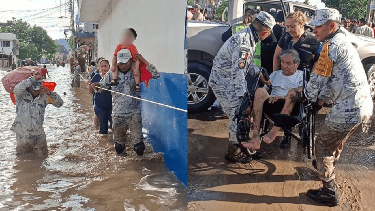 Asciende a 44 los fallecidos por las intensas lluvias en México