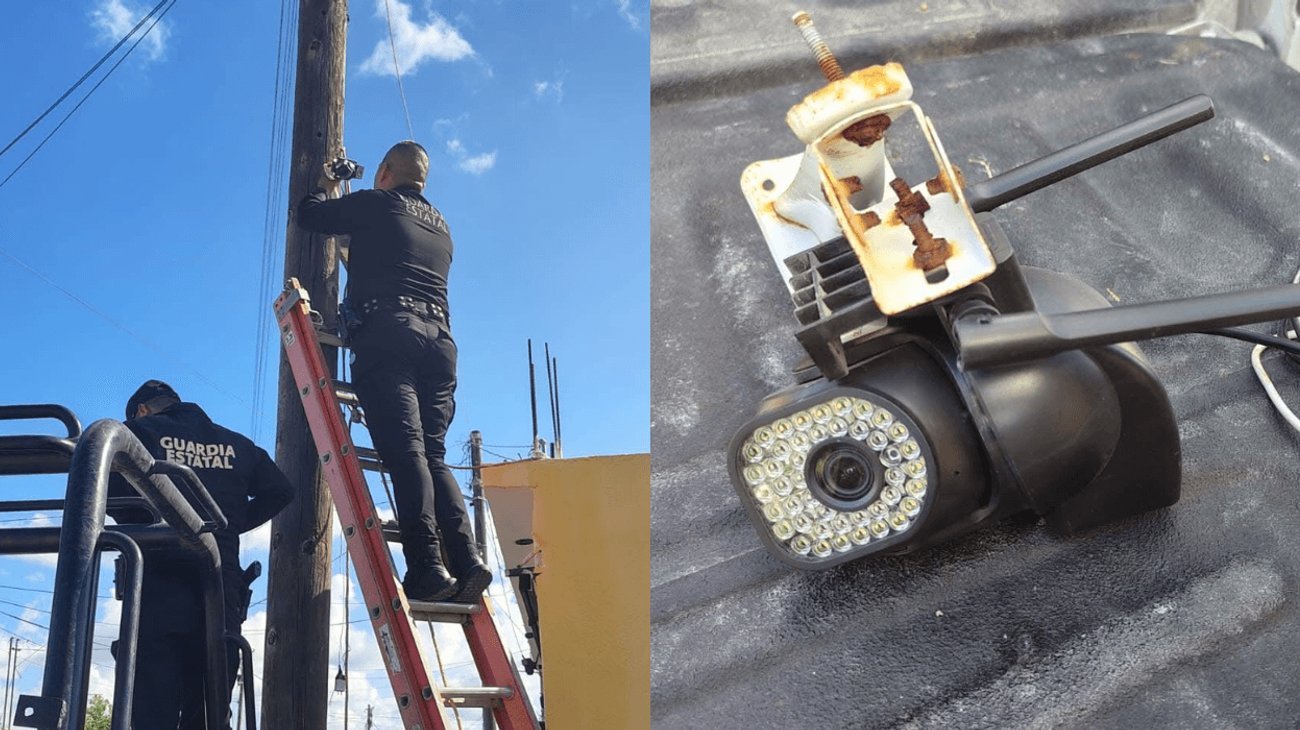 Aseguran cámara de videovigilancia clandestina en Matamoros