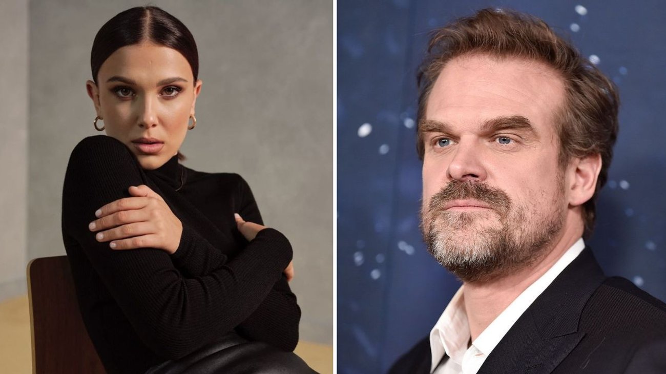 Millie Bobby Brown denuncia a David Harbour por acoso