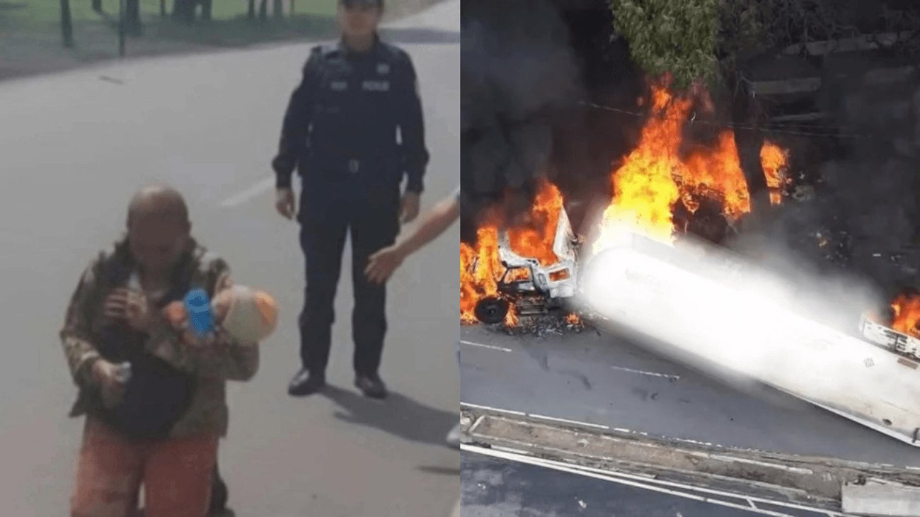 Dan de alta a dos menores heridos por explosión de pipa en CDMX