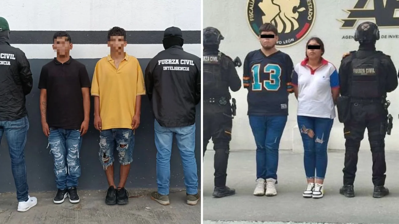 Detienen a dos adultos y dos menores por delitos de alto impacto