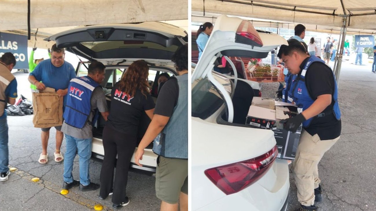 Participan más de 200 en programa de reciclaje en Monterrey