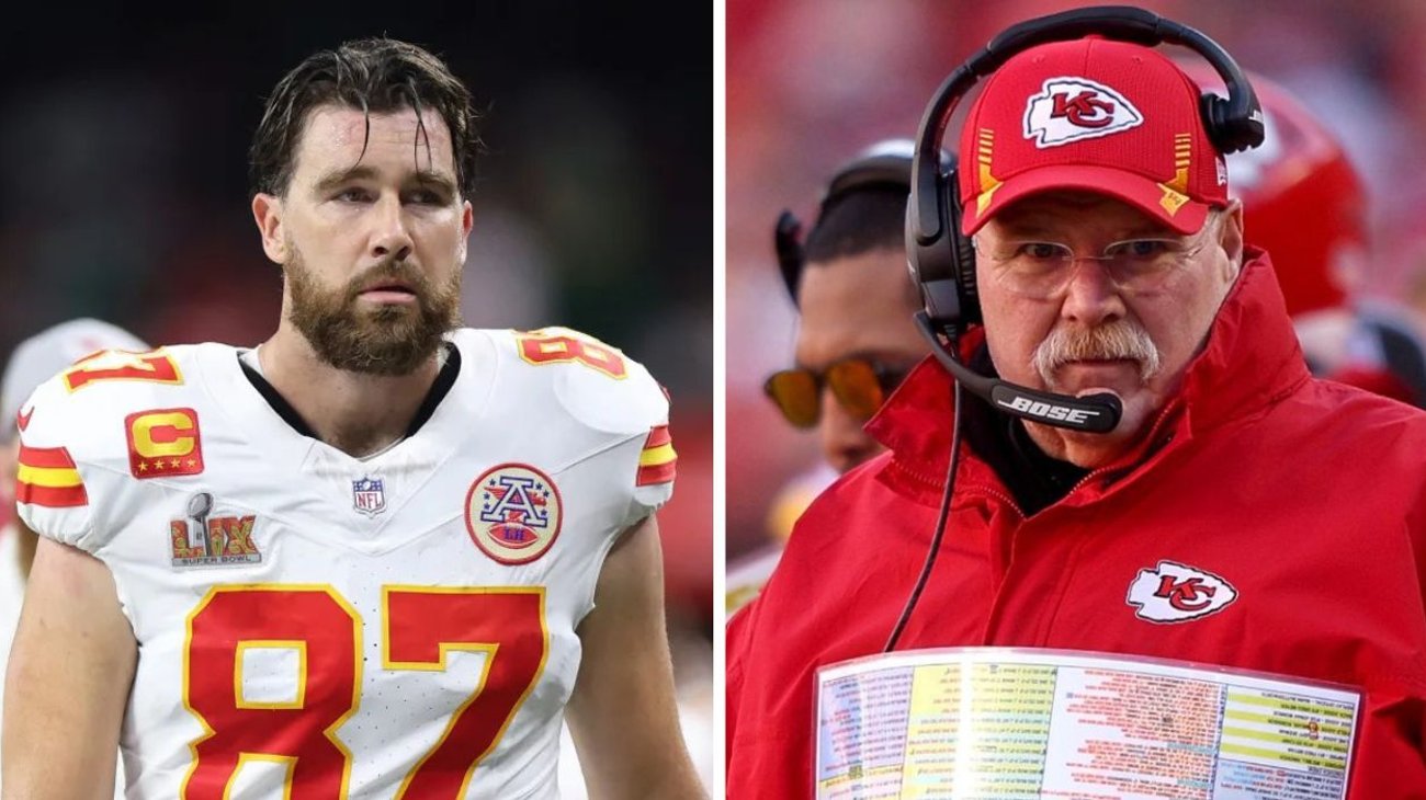 Travis Kelce niega conflicto con su entrenador Andy Reid 