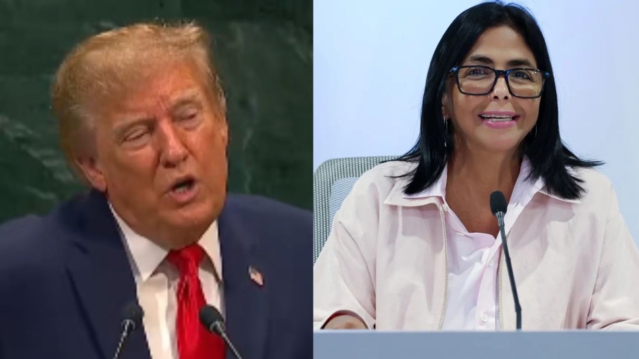 Donald Trump recibe a Delcy Rodríguez en histórico acercamiento