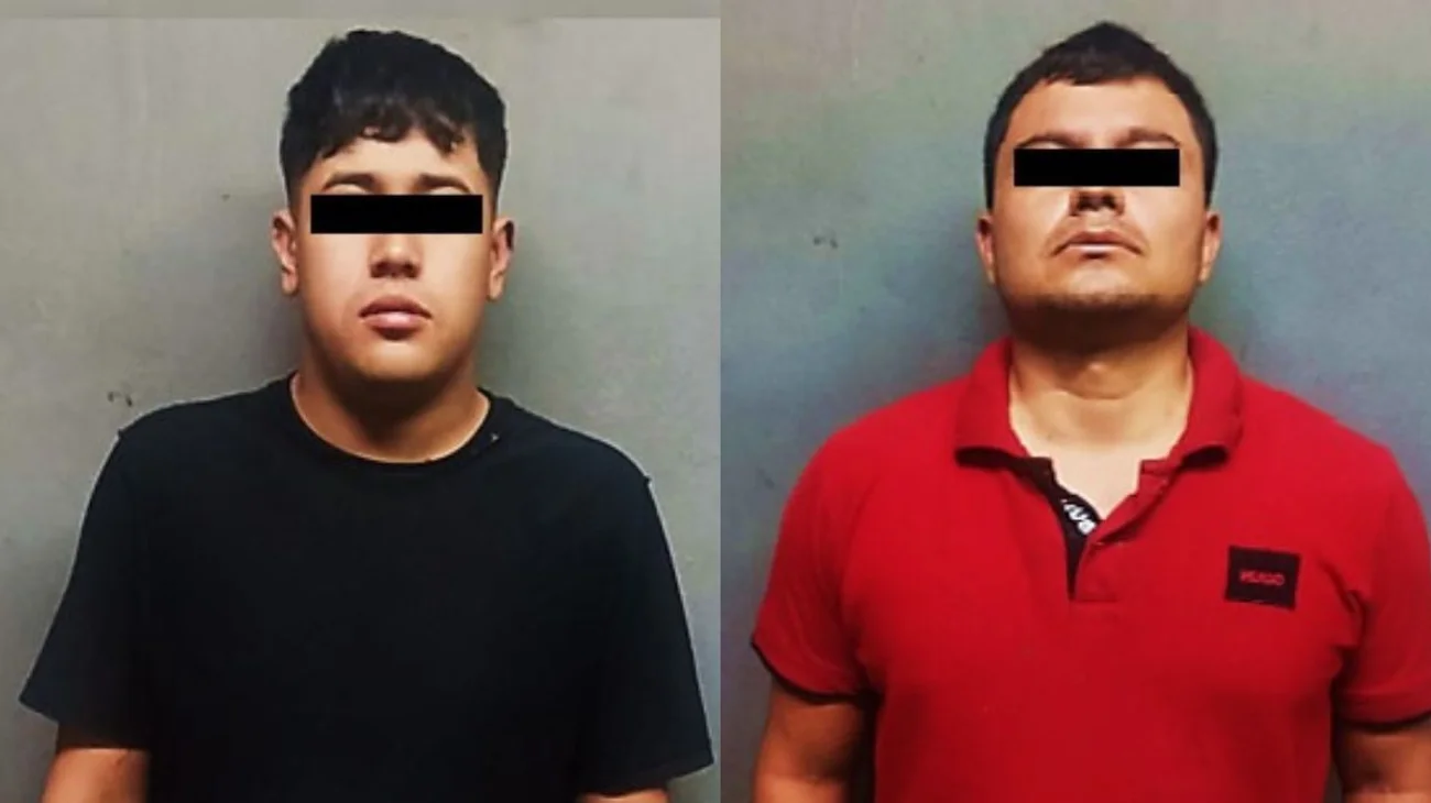 Detienen a hombres armados manejando una camioneta sin placas