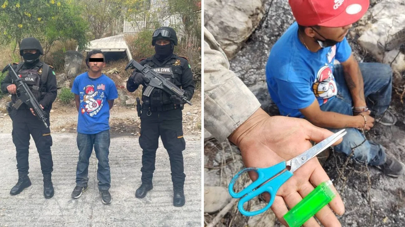 Detienen a hombre con encendedores en Cerro del Topo Chico