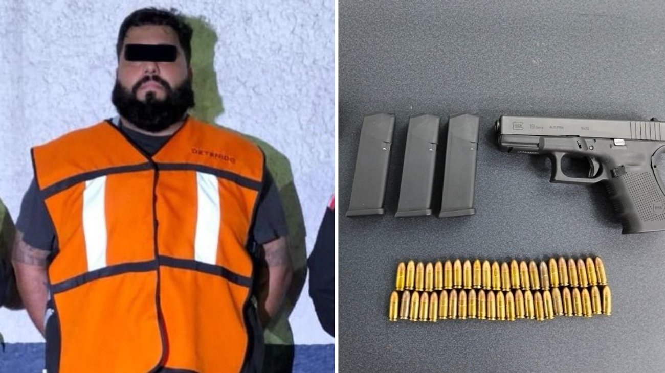 Hombre es arrestado en San Nicolás por posesión de arma de fuego