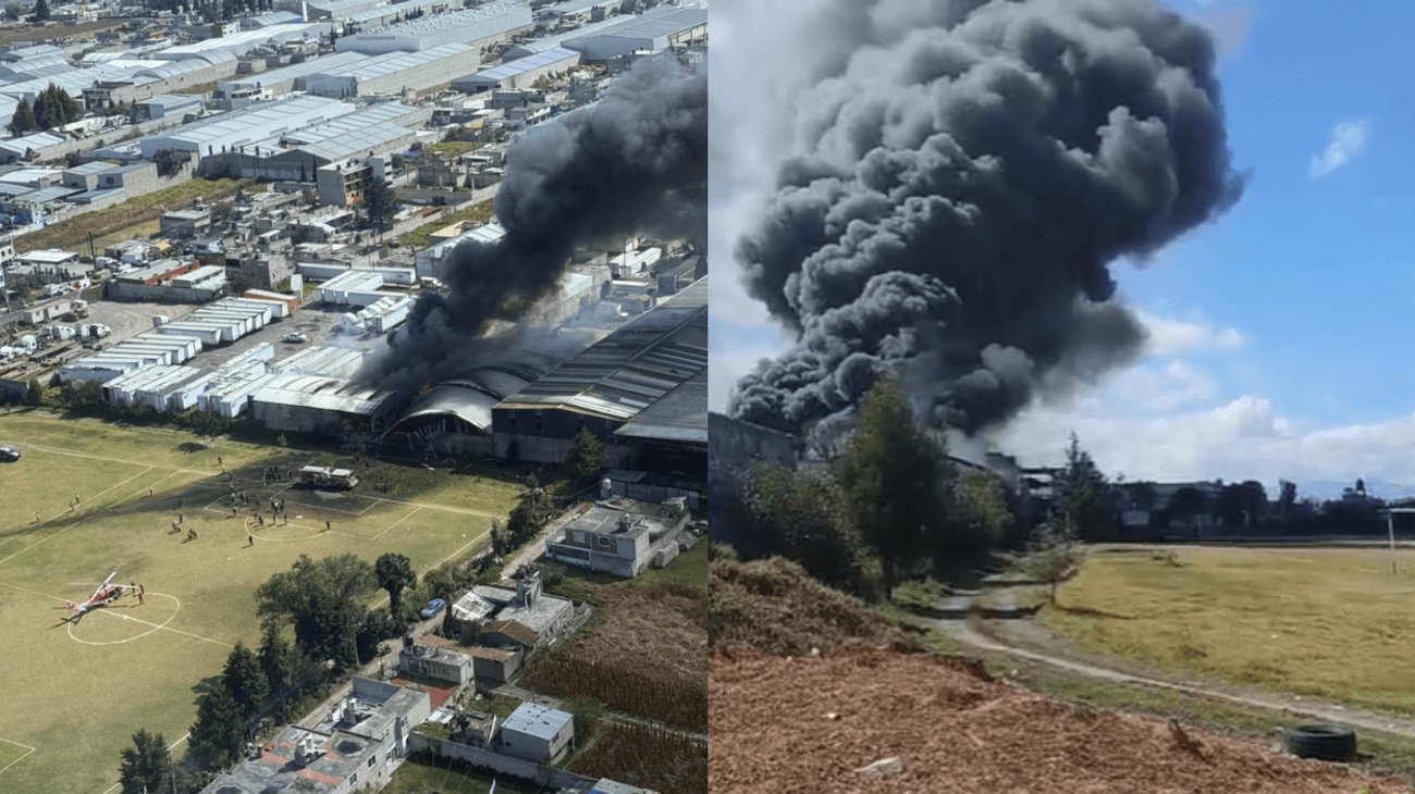 Confirman dos muertos tras desplome de jet privado en Toluca