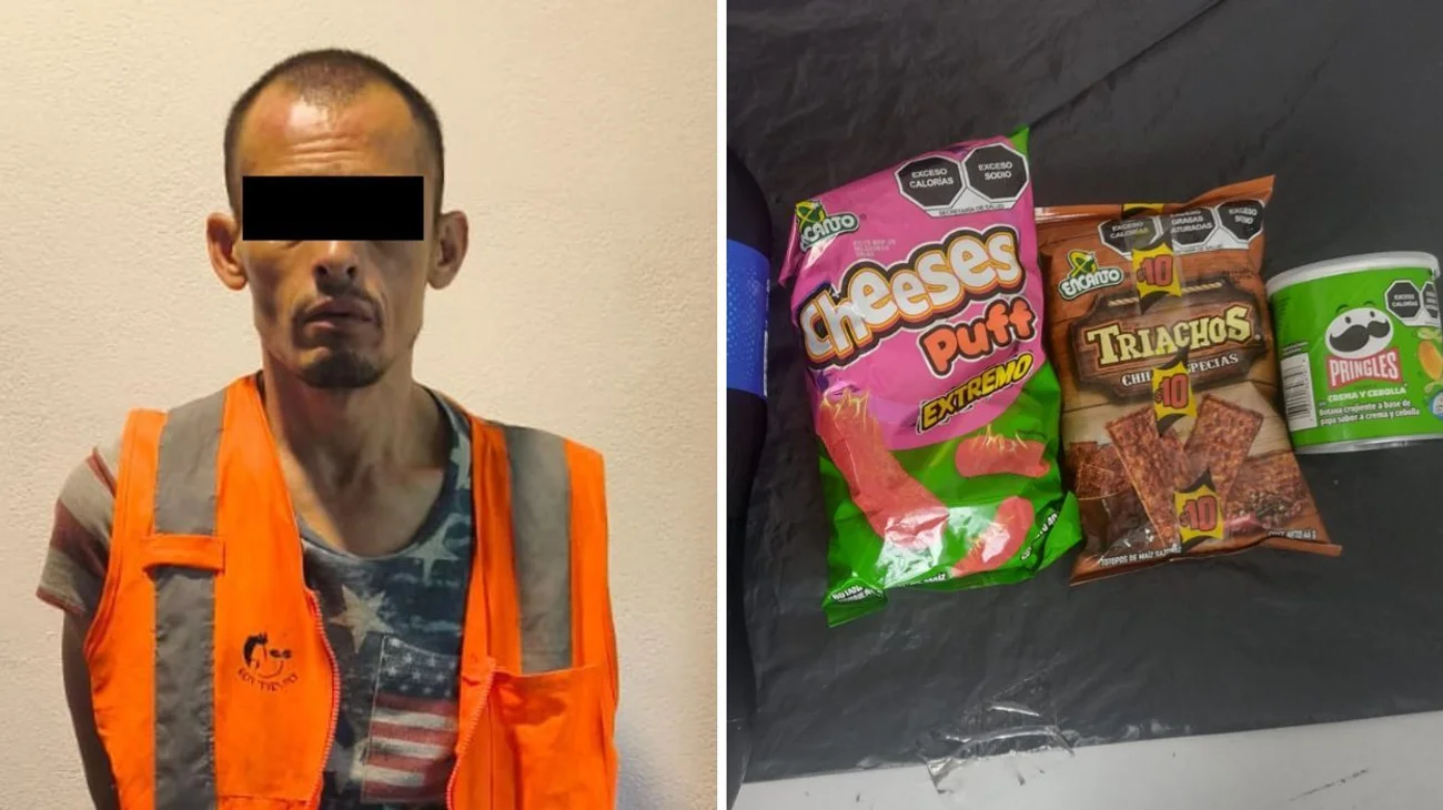 Detienen a hombre por presunto robo en carnicería de Guadalupe