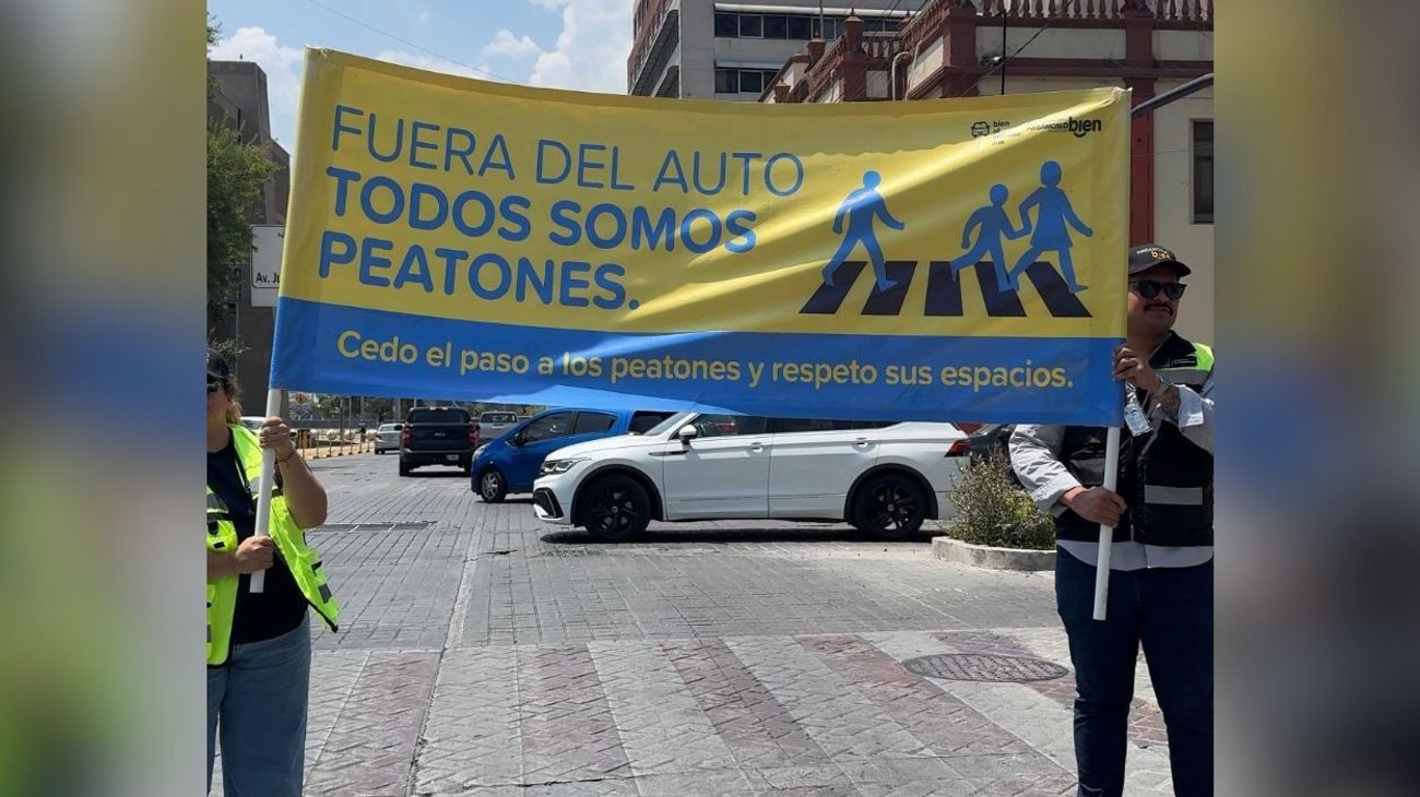 Piden promover respeto en el día mundial del peatón