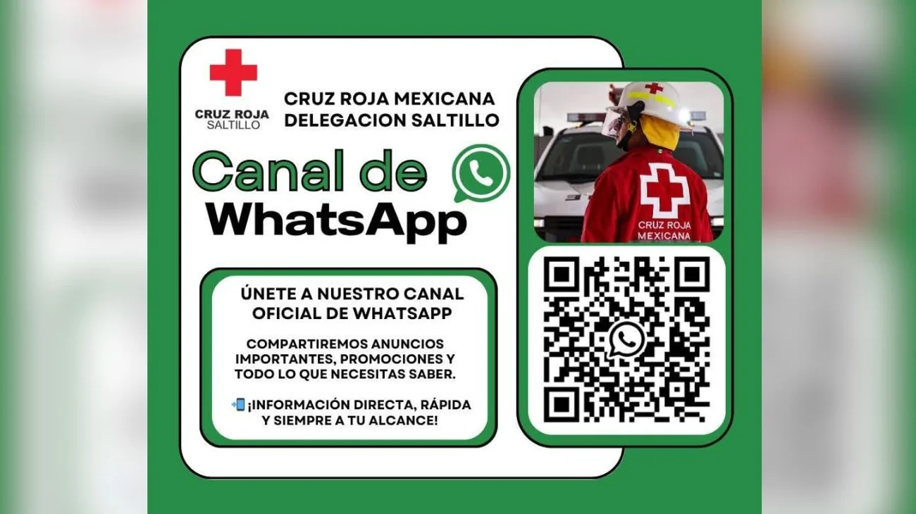 Cruz Roja habilita canal de WhatsApp para reportes de emergencia
