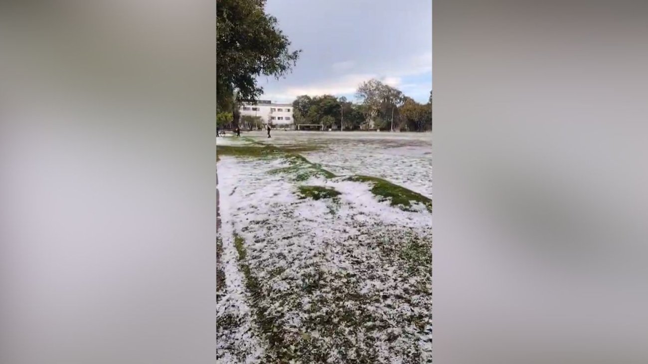 Paraliza granizada vuelos en el aeropuerto de Bogotá