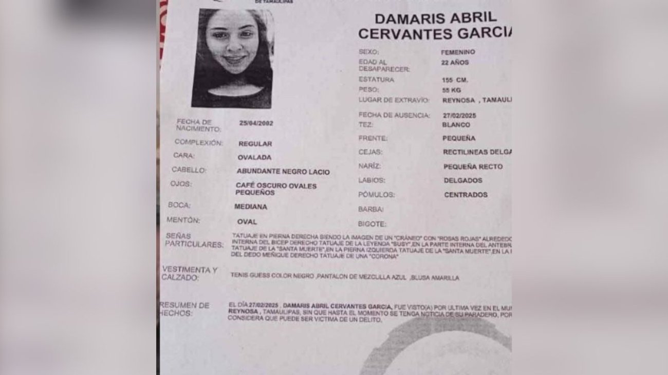 Encuentra sin vida a su hija desaparecida desde febrero