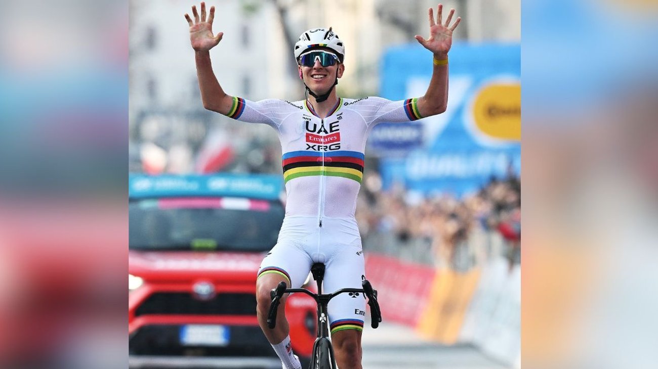 Pogacar logra su quinta victoria consecutiva en Lombardía