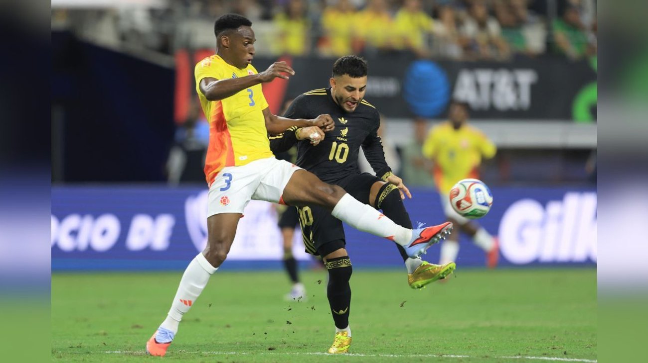 Colombia golea a México y muestra su gran momento de forma