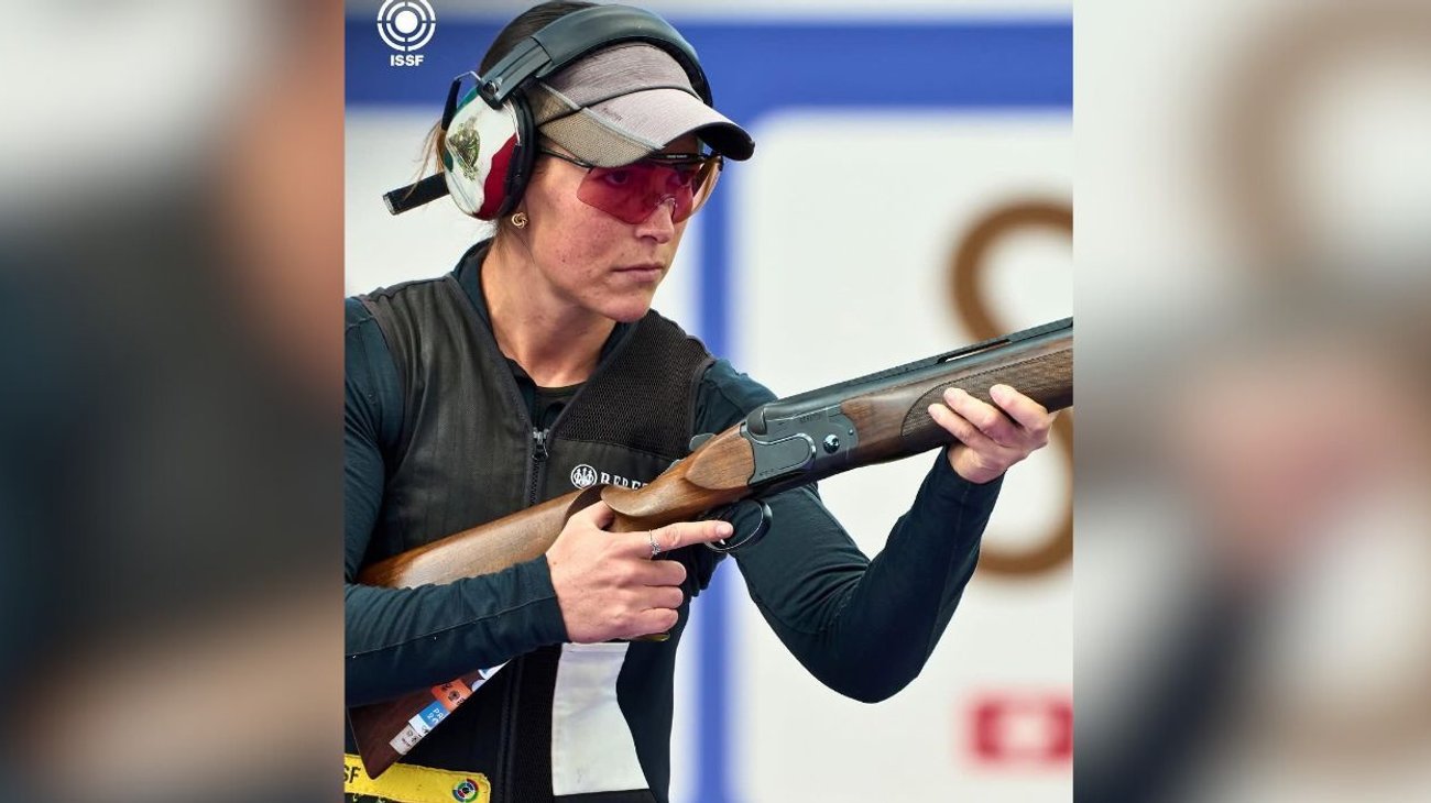 Gabriela Rodríguez es subcampeona del mundo de skeet en Atenas