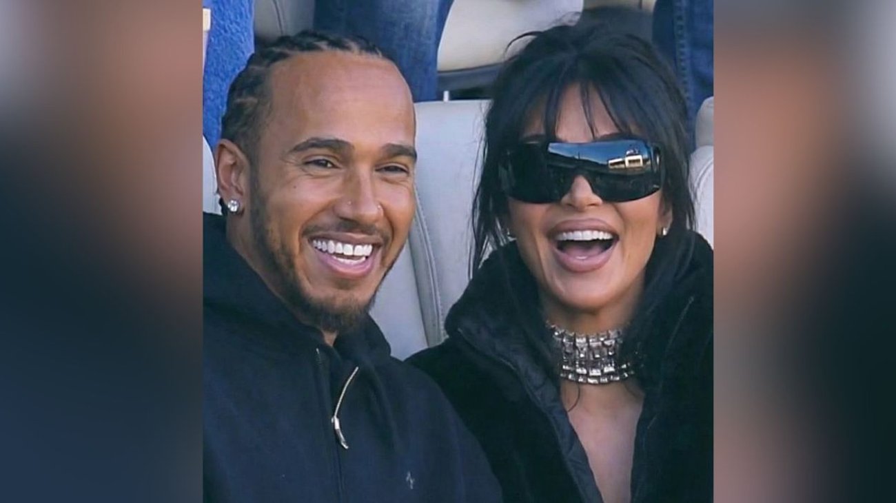 ¿Confirman romance? Kim Kardashian y Lewis juntos en Super Bowl