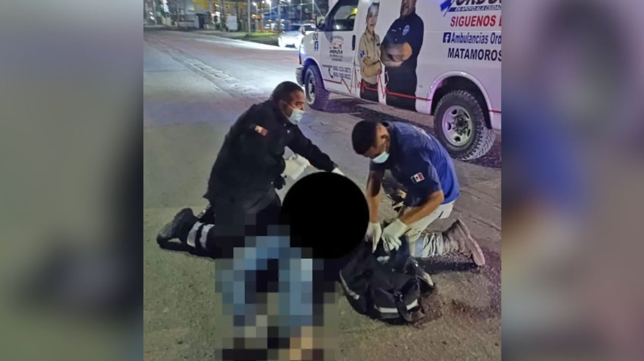 Fallece peatón tras ser atropellado en Matamoros